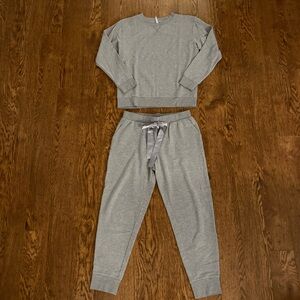 Flora Nikrooz Satin Bow Jogger set